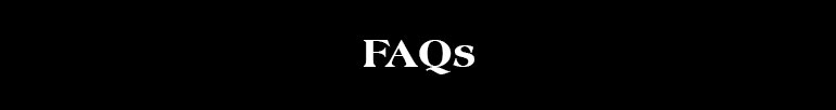 FAQ's